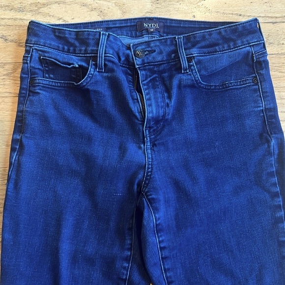 NYDJ Marilyn Straight Lift and Tuck Blue Jeans Mid-Rise - Women’s 10 - Picture 3 of 17